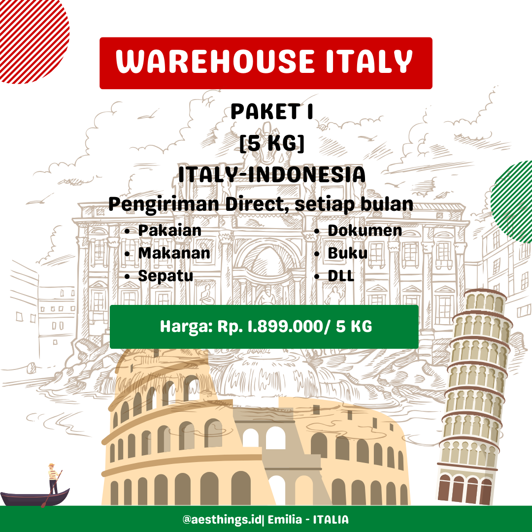 WAREHOUSE ITALY (PAKET 1 / FIRST PACKAGE)