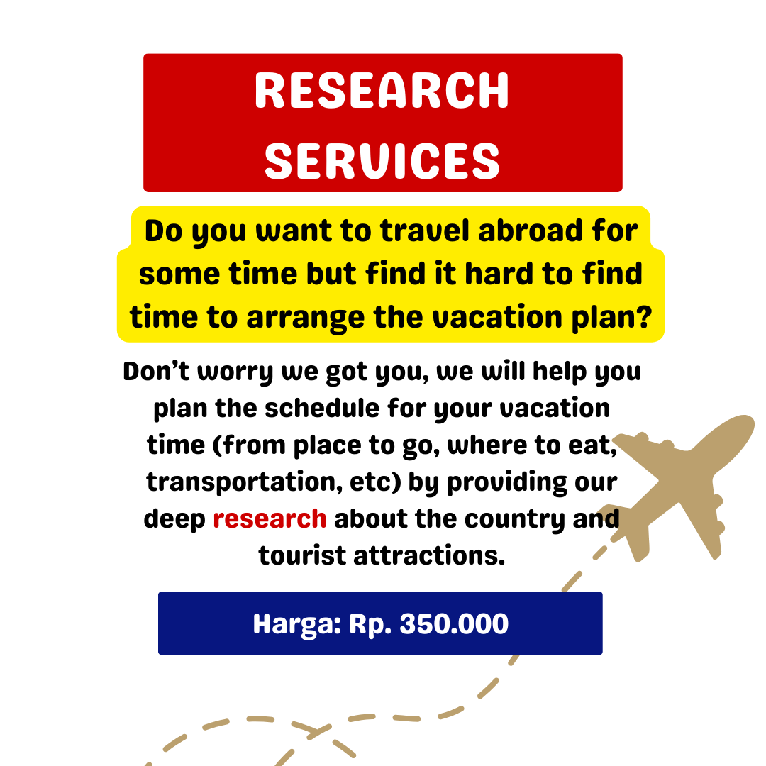 RESEARCH SERVICES (TRAVEL ABROAD)